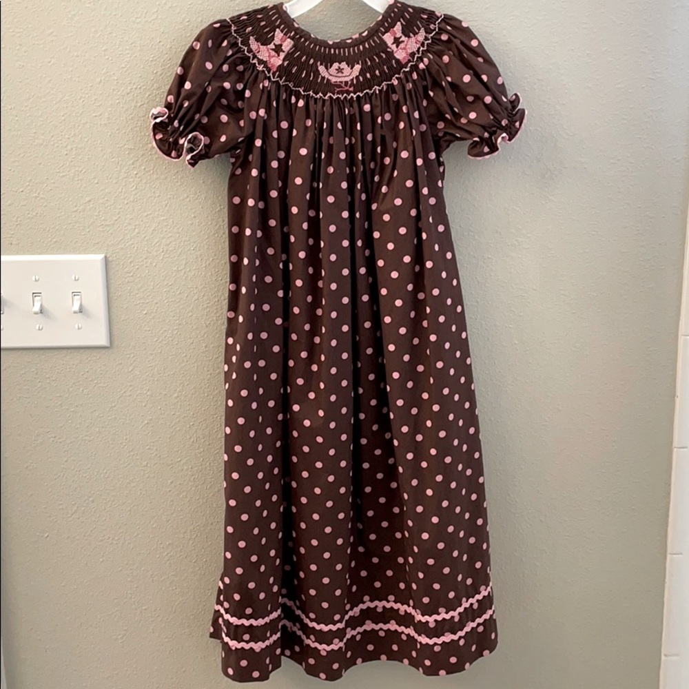 Shocked dress with cowgirl embroidery ❤️